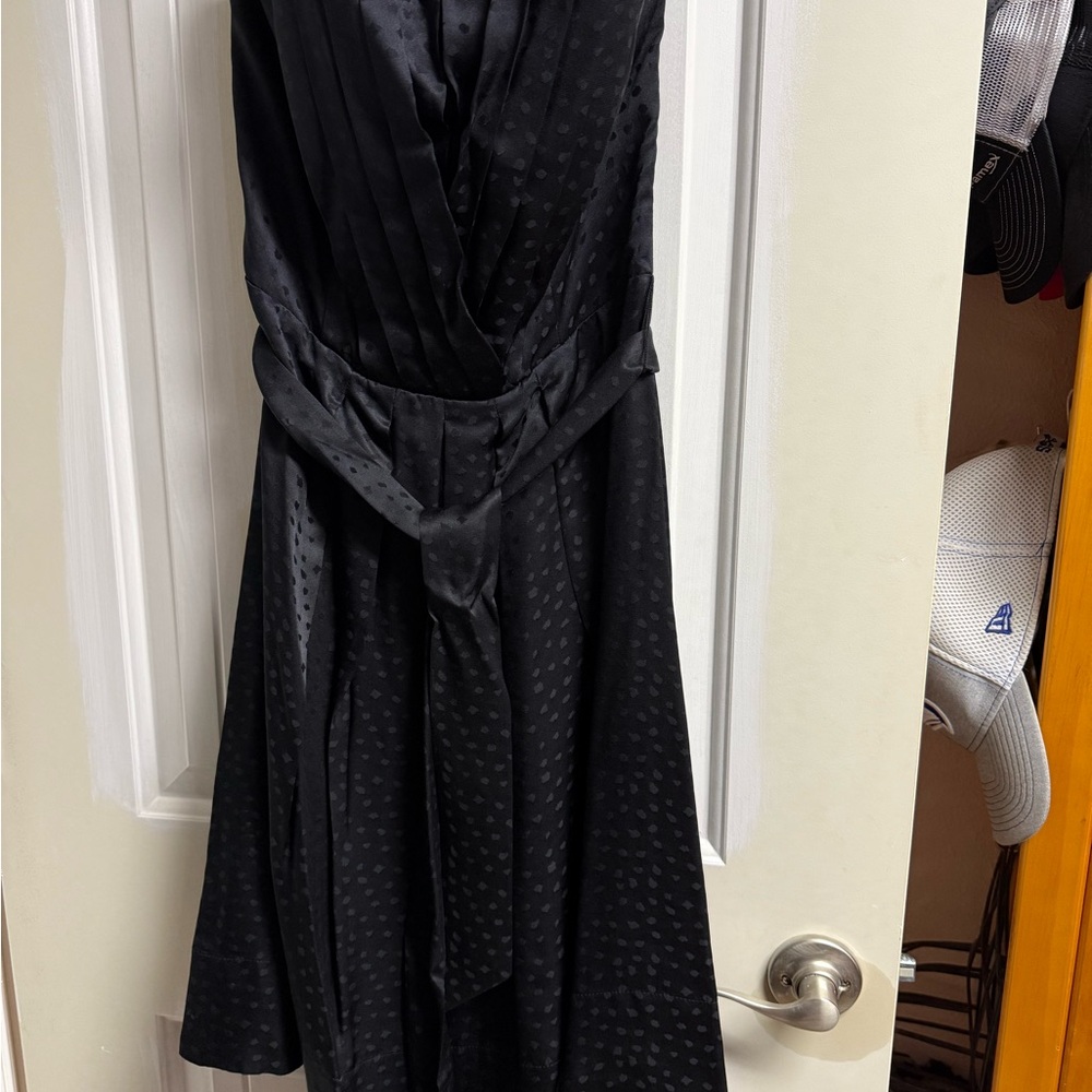 White House Black Market Strapless Black Dress